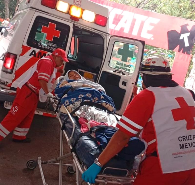 ¡HOSPITALIZADA POR HIPOTERMIA EN BALNEARIO DE NOGALES!
