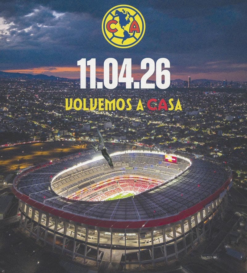 ¡AMÉRICA CONFIRMA SU REGRESO A CASA!