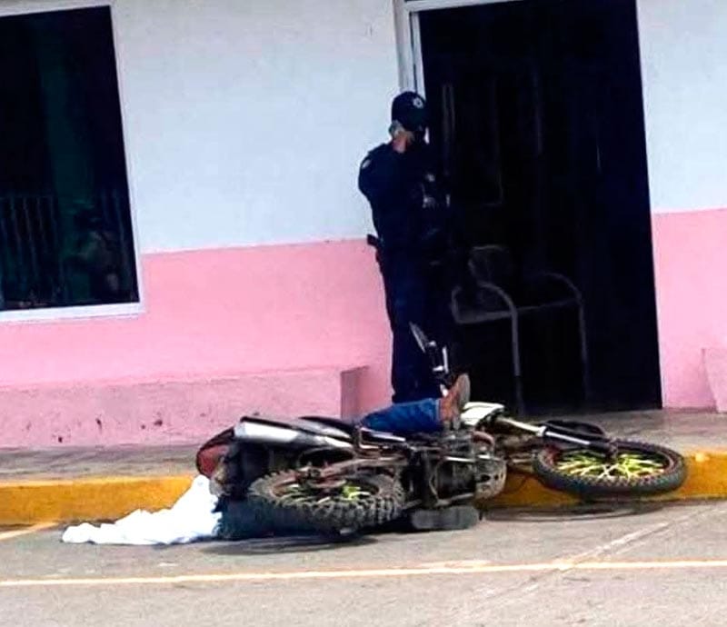 ¡EJECUTARON A MOTOCICLISTA EN SALTABARRANCA!