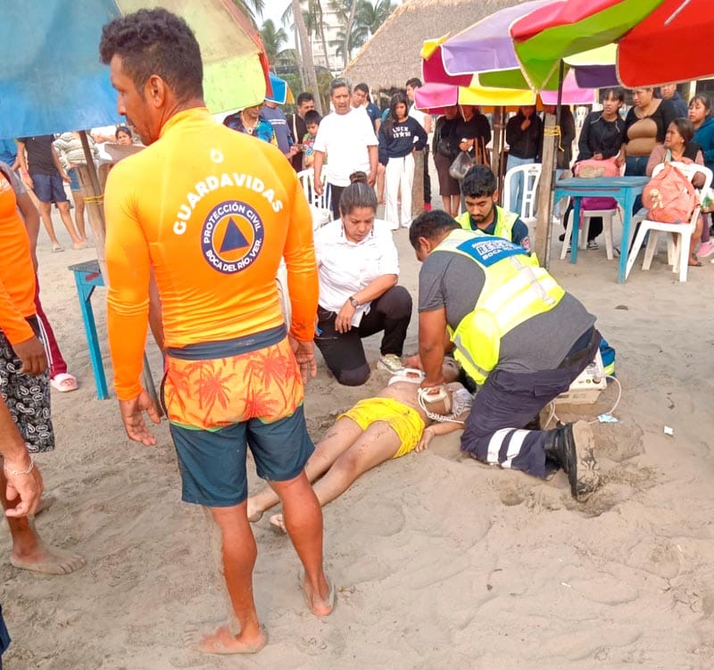 ¡NIÑA MURIÓ AHOGADA EN PLAYA DE MOCAMBO!