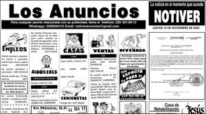 ...LOS ANUNCIOS, AVISOS Y DEMÁS! - JUEVES, 16 DE NOVIEMBRE 2023