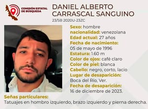 ¡DESAPARECE VENEZOLANO EN BOCA DEL RÍO!