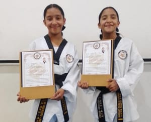 ¡LAS GEMELAS VANESSA Y ELISSA, ORGULLO PARA EL TAEKWONDO!