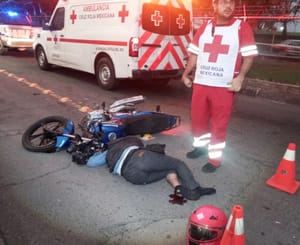 ¡CASI SE MATA MOTOCICLISTA EN LA CARRETERA A MATA DE PITA!