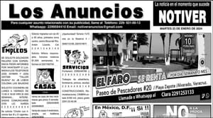 ...LOS ANUNCIOS, AVISOS Y DEMÁS! - MARTES, 23 DE ENERO 2024