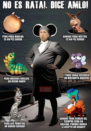 NOTI-MEME - NO ES RATA!, DICE AMLO!