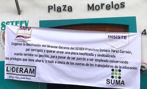 ¡SINDICATOS VS. SSTEEV! -TOMAN LAS OFICINAS EN XALAPA *Demandan Renuncia del Director Gerente