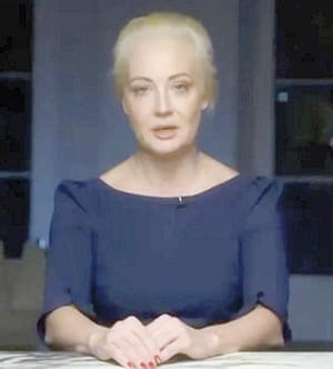 ¡VIUDA DE NAVALNY PROMETE MANTENER SU LUCHA CONTRA EL KREMLIN Y CASTIGAR A PUTIN POR SU MUERTE!