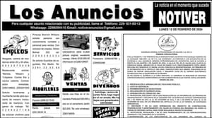 ...LOS ANUNCIOS, AVISOS Y DEMÁS! - LUNES, 12 DE FEBRERO 2024