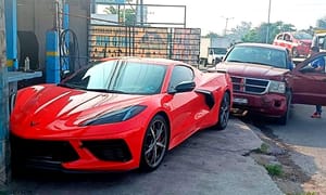 ¡DE ÑAPA UN CORVETTE! - EN LA FEDERAL VERACRUZ-XALAPA, A LA ALTURA DE LA COLONIA PROGRESO