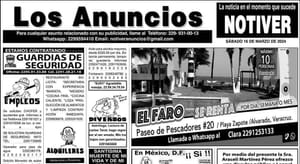 ...LOS ANUNCIOS, AVISOS Y DEMÁS! - SÁBADO, 16 DE MARZO 2024
