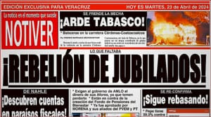 LA PORTADA - MARTES 23 DE ABRIL 2024