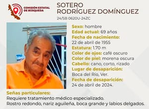 ¡DESAPARECIÓ DON SOTERO! -*TIENE 69 AÑOS Y ESTA EN TRATAMIENTO MÉDICO