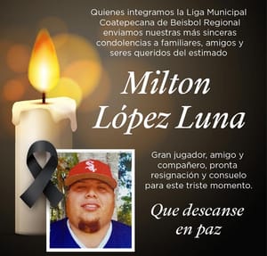 ¡MILTON LUNA, EL BEISBOLISTA QUE MURIÓ ALCANZADO POR UN RAYO!