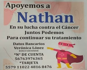 ¡SOS DE NATHÁN! - *Padres de Familia y Amigos Realizarán este Sábado un "Boteo"