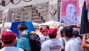 ¡SE PRENDE LA MECHA! - *Morenistas Arman Zafarrancho en Mitin Político en Papantla
