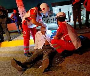 ¡ATROPELLADO EN MIGUEL ALEMÁN Y ALACIO PÉREZ!