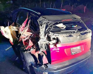 ¡CARAMBOLAZO! - *UNA LESIONADA AL IMPACTARSE TRES AUTOS *TIERRA BLANCA-LA TINAJA