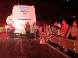 ¡ENCONTRONAZO EN LAS CUMBRES DE MALTRATA! - *AUTOBÚS POR ALCANCE CONTRA TRÁILER