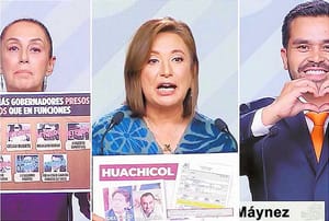 ¡SE DIERON CON TODO! - *Máynez, Gálvez y Sheinbaum.... toman distancia a pocos días de las elecciones del dos de junio