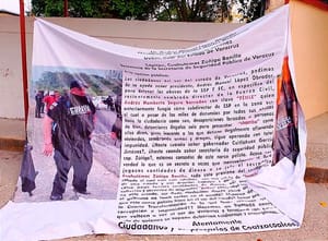 ¡COLOCAN MANTAS CONTRA “FÉNIX” MANDO DE LA FUERZA CIVIL!