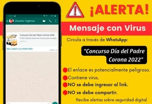 ¡FAKE NEWS EL MENSAJE DE WHATS APP QUE REGALA CHELAS Y DE LA CORONA!