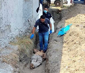 ¡LO ENCUENTRAN SIN VIDA DENTRO DE UNA ZANJA!