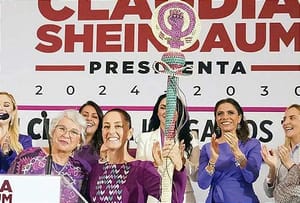 ¡CLAUDIA RECIBE EL 'BASTÓN DE LAS MUJERES'! - DE MANO DE OLGUITA!