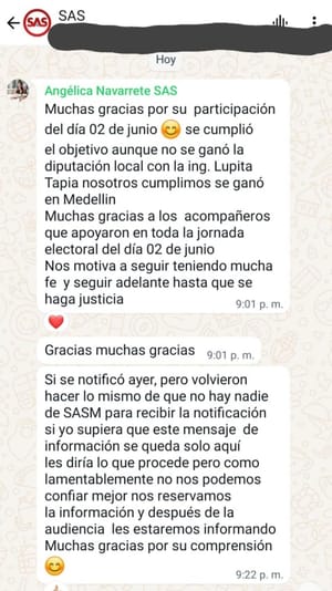 ¡ANGÉLICA PIDIÓ VOTAR POR SUS VERDUGOS! - *Hasta armó marchas para repudiar a los de MORENA
