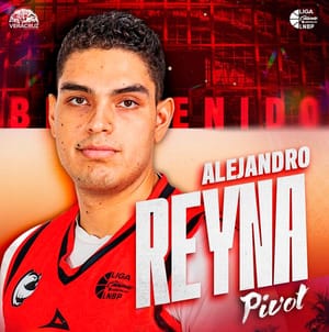 ¡ALEX REYNA, PRIMER JUGADOR PARA LOS HALCONES ROJOS! - PÍVOT