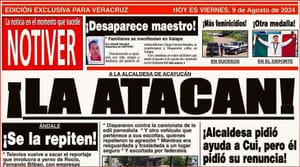 LA PORTADA - VIERNES 9 DE AGOSTO 2024