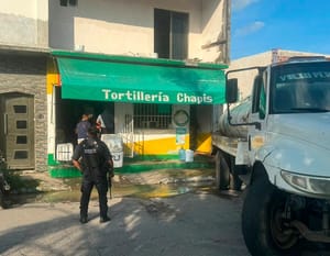 ¡SE QUEMÓ TORTILLERÍA POR FUGA DE GAS!
