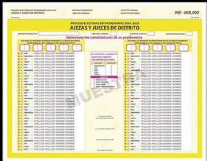 ¡EL INE APRUEBA LA BOLETA PARA LA ELECCIÓN JUDICIAL! - ES LA "MENOS DEFECTUOSA”