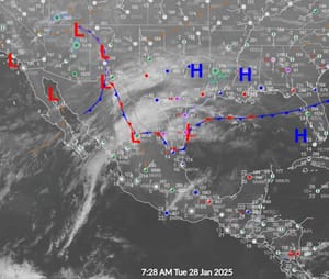 ¡HELADAS, CAÍDA DE NIEVE Y LLUVIAS CONTINUARÁN HOY POR EL FRENTE FRÍO!