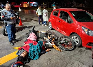 ¡“JINETE DE ACERO” HERIDO EN TRANCAZO!