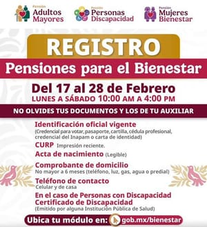 ¡REQUISITOS PARA REGISTRARTE EN LA PENSIÓN DEL ADULTO MAYOR, DISCAPACIDAD Y MUJERES BIENESTAR!