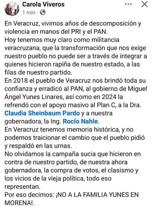 ¡SE ‘SUBEN’ CAROLA, ZEPETA Y DIPUTADOS LOCALES Y FEDERALES!