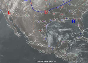 ¡DESDE CHUBASCOS A LLUVIAS FUERTES EN 19 ESTADOS!