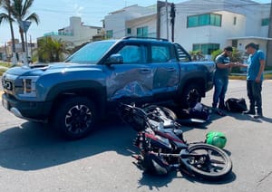 ¡REPARTIDOR HERIDO EN ENCONTRONAZO!