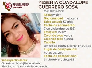 ¡DESAPARECIÓ YESENIA GUADALUPE!
