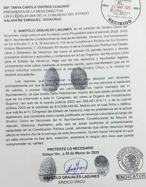 ¡RENUNCIA TODO EL CABILDO! - *Hasta los suplentes firman y otros con huella