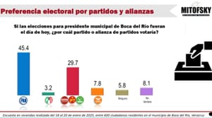 ¡MITOFSKY LE DA VENTAJA POR MÁS DE 15 PUNTOS AL PAN EN BOCA DEL RÍO!