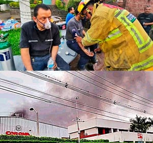 ¡SE INCENDIÓ HORNO EN LA FÁBRICA ‘LA BELLOTA’ DE FORTÍN!