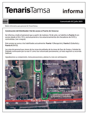 ¡MUEVEN TENARIS TAMSA!