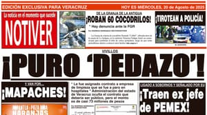 LA PORTADA - MIÉRCOLES 20 DE AGOSTO 2025