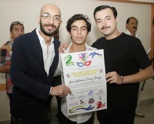 ¡HOMENAJE PÓSTUMO AL “POLLO” PÉREZ FRAGA! - *Lo reciben sus hijos Luis Antonio, Luis Fernando y Luis Enrique