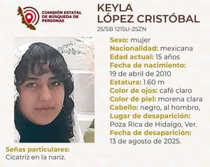 ¡DESAPARECIÓ KEYLA LÓPEZ DE 15 AÑOS!