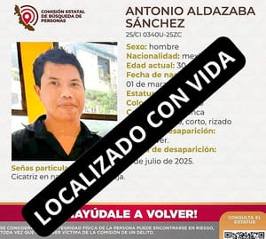 ¡ANTONIO ALDAZABAL APARECIÓ CON VIDA!