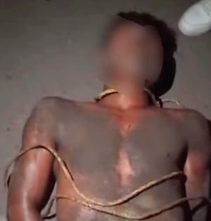 ¡QUERÍAN QUEMAR VIVO A LADRÓN DE MOTOCICLETAS!