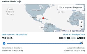 ¡MÁS PETRÓLEO A CUBA! - SALE OTRO BARCO DE PAJARITOS EN COATZA